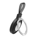 3 In 1 Magnetic Wireless Charger Mobile Phone Ring Holder(Black) - 1