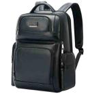Bopai 61-123291 Large-capacity First-layer Cowhide Laptop Backpack with USB+Type-C Port, Color: Falling - 1