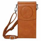 For Apple Vision Pro Power Organizer Case Carrying Bag(Brown) - 1