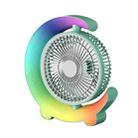 F11 USB Charging Cool Marquee Desktop Portable Fan(Mint Green) - 1