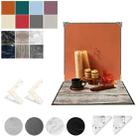 2pcs 60cm Double-Sided Background Board + 7pcs Backdrop Paper Photography Props Set, Spec: Set 2  - 1