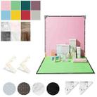 2pcs 60cm Double-Sided Background Board + 7pcs Backdrop Paper Photography Props Set, Spec: Set 3  - 1