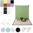 2pcs 60cm Double-Sided Background Board + 7pcs Backdrop Paper Photography Props Set, Spec:  Set 7 - 1