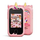 2.4 Inch Touchscreen Kids Smart Phone Toy F With Camera Music Player 512MB SD Card(Pink) - 1