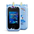 2.4 Inch Touchscreen Kids Smart Phone Toy F With Camera Music Player 512MB SD Card(Blue) - 1