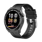 GT3Pro 1.28-Inch Health Monitoring Bluetooth Call Smart Watch With NFC, Color: Black Silicone - 1