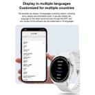 GT3Pro 1.28-Inch Health Monitoring Bluetooth Call Smart Watch With NFC, Color: Silver Silicone - 3