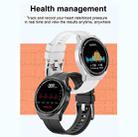 GT3Pro 1.28-Inch Health Monitoring Bluetooth Call Smart Watch With NFC, Color: Silver Silicone - 12