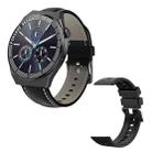 GT3Pro 1.28-Inch Health Monitoring Bluetooth Call Smart Watch With NFC, Color: Black Leather - 1