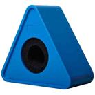 Interview Microphone Logo Flag Station, Spec: Triangular Blue - 1