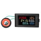 SINOTIMER SPM003 AC LED Digital Voltmeter Frequency Factors Meter Power Monitor, Specification: AC80-300V 100A - 1