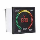 SINOTIMER N-72V AC Voltage Signal Indicator Square Turntable LED Digital Display Voltmeter - 1