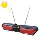 DV-880 Dual Solar Wireless Bluetooth Speaker Outdoor Long Radio(Red) - 1