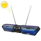 DV-880 Dual Solar Wireless Bluetooth Speaker Outdoor Long Radio(Blue) - 1