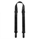 Quick Release Mirrorless Camera Crossbody Strap SLR Camera Decompression Halter Strap(Black+Black) - 1