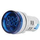 SINOTIMER ST16HZ 20-75Hz AC Frequency 22mm Round Opening LED Digital Signal Indicator Light(03 Blue) - 1