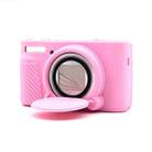 For Canon SX730/SX740 Soft Silicone Protective Case, Color: Pink - 1