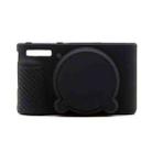 For Canon SX730/SX740 Soft Silicone Protective Case, Color: Black - 1