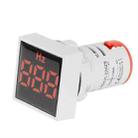 SINOTIMER ST17HZ 22mm Square LED Digital Display 50-75Hz AC Frequency Signal Indicator(01 Red) - 1