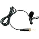 3.5mm Straight Internal Thread Plug Wireless Transmitting Lavalier Microphone, Length: 3m(Sponge Cover+Rabbit Fur Windproof Cover) - 4