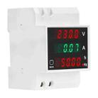 SINOTIMER SDM007 Din Rail AC Voltage Current Totalized Time Frequency Digital Display Meter - 1