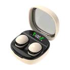 Mini Sleep TWS Earphones Noise Reduction Wireless Bluetooth Earbuds With Square Compartment(Skin Color) - 1