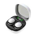 Mini Sleep TWS Earphones Noise Reduction Wireless Bluetooth Earbuds With Square Compartment(White) - 1