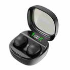 Mini Sleep TWS Earphones Noise Reduction Wireless Bluetooth Earbuds With Square Compartment(Black) - 1
