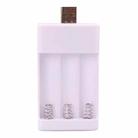 USB 3-Slot Battery Charger Universal Charger For Toys With AA / AAA Rechargeable Batteries - 1