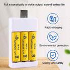 USB 3-Slot Battery Charger Universal Charger For Toys With AA / AAA Rechargeable Batteries - 4