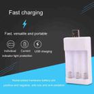 USB 3-Slot Battery Charger Universal Charger For Toys With AA / AAA Rechargeable Batteries - 5