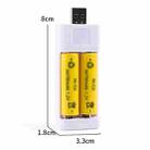 Directly Inserted 2 Slots USB AA / AAA Rechargeable Battery Charger - 2