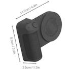 Camera Shape Bluetooth Magnetic Rotating Photo Handle Desktop Stand, Color: Black Upgraded Model - 5