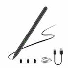 For Microsoft Surface 4096 Pressure Sensitive MPP2.0 Anti-false Touch Pressure Sensitive Capacitive Pen(Black) - 1