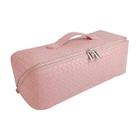For Dyson Hair Dryer Curling Wand Portable Storage Bag, Color: Pink PU Waterproof Fabric - 1