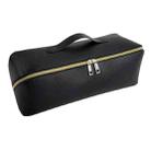 For Dyson Hair Dryer Curling Wand Portable Storage Bag, Color: Black+Gold Zipper - 1