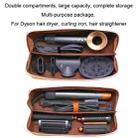 For Dyson Hair Dryer Curling Wand Portable Storage Bag, Color: Black+Gold Zipper - 3