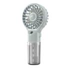 USB Rechargeable Handheld Misting Fan Portable Hydration Electrical Fan(Grey) - 1