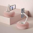 Pillow Phone Tablet Rotating Holder Lazy Desktop Bed Live Stand, Color: Biaxial Clamp-Pink - 1