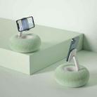 Pillow Phone Tablet Rotating Holder Lazy Desktop Bed Live Stand, Color: Single Axis Rack-Green - 1