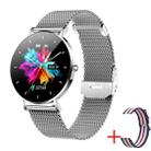 T8 1.3-inch Heart Rate/Blood Pressure/Blood Oxygen Monitoring Bluetooth Smart Watch, Color: Silver Gray - 1
