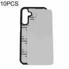 For Samsung Galaxy A25 5G 10PCS 2D Blank Sublimation Phone Case(Black) - 1