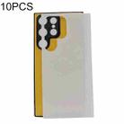 For Samsung Galaxy S24 Ultra 10pcs Thermal Transfer Glass Phone Case(Black) - 1