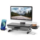 Oimaster Monitor Stand Riser Adjustable Height Laptop Bracket With Storage Drawer, Spec: Upgrade - 1