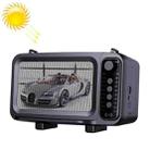 DV-666 Desktop Portable Solar Bluetooth Speaker Card FM Radio With Flashlight(Sports Car) - 1