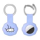 ICARER FAMILY For Airtag Pet Tracker Protective Case Cartoon Cute Locator Protector(Blue) - 1