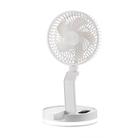 F200 Foldable Remote Control Wall-mounted Fan LED Light Desktop Rotating Fan, Color: Regular Model - 1