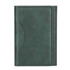 Tri-fold Magnetic Leather Wallet Card Holder for iPhone 15/14/13/12 Series(Green) - 1