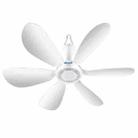 USB Home Dormitory Mute High Wind Power Mini Fan Six Blade Small Ceiling Fan, Style: Single Fan - 1