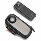 For Insta360 X4 Mini Storage Case PU Bag Sport Camera Protector With Hook(Black) - 1